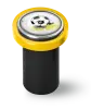 Artikelbild 1 des Artikels “qles Click-Stick Halter - Fanliebe - schwarz/gelb - Click Ball gelb “