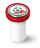 Artikelbild 1 des Artikels “qles Click-Stick Halter - Fanliebe - weiß/rot - Click Ball rot “