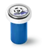 Artikelbild 1 des Artikels “qles Click-Stick Halter - Fanliebe - blau/weiß - Click Ball blau “
