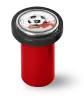 Artikelbild 1 des Artikels “qles Click-Stick Halter - Fanliebe - rot/schwarz - Click Ball rot “