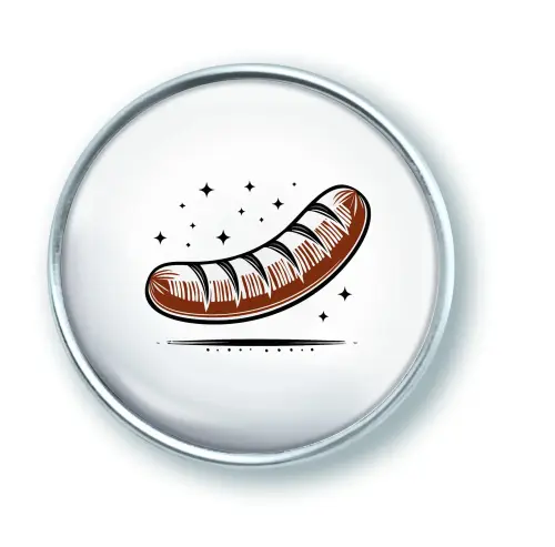 Artikelbild des Artikels “qles Click Bratwurst farbig “