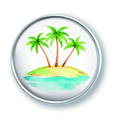 Artikelbild des Artikels “qles Click Palme Insel farbig “