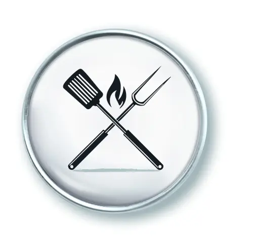 Artikelbild des Artikels “qles Click Grillbesteck Flamme s/w “