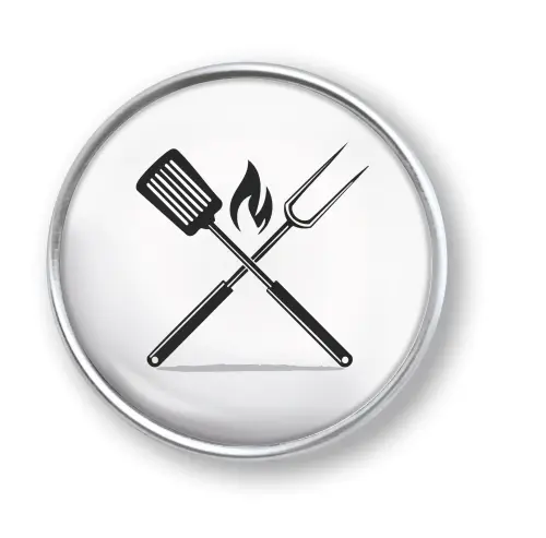 Artikelbild des Artikels “qles Click Grillbesteck Flamme s/w “