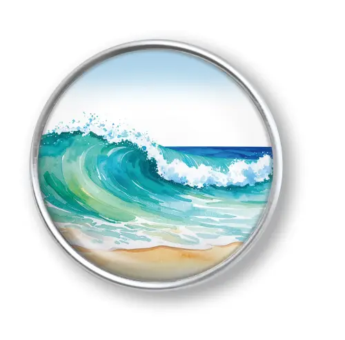 Artikelbild des Artikels “qles Click Meeresbrise Strand/Welle farbig “