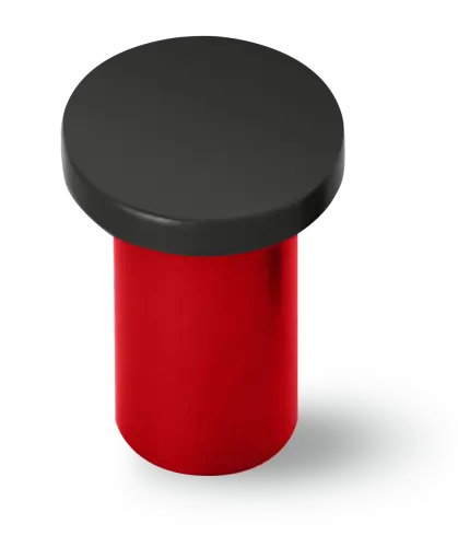 Artikelbild des Artikels “qles Stick - Fanliebe - rot/schwarz “