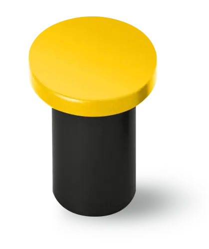Artikelbild des Artikels “qles Stick - Fanliebe - schwarz/gelb “