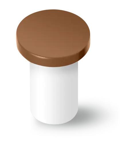 Artikelbild des Artikels “qles Stick - Fanliebe - weiß/braun “