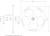 Artikelbild 5 des Artikels “qles Motiv - Ball - 3D mit Halter “