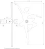 Artikelbild 5 des Artikels “qles Motiv - Ballerina - 3D mit Halter “