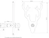 Artikelbild 5 des Artikels “qles Motiv - Hirsch - 3D mit Halter “