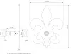Artikelbild 5 des Artikels “qles Motiv - Lilie - 3D mit Halter “