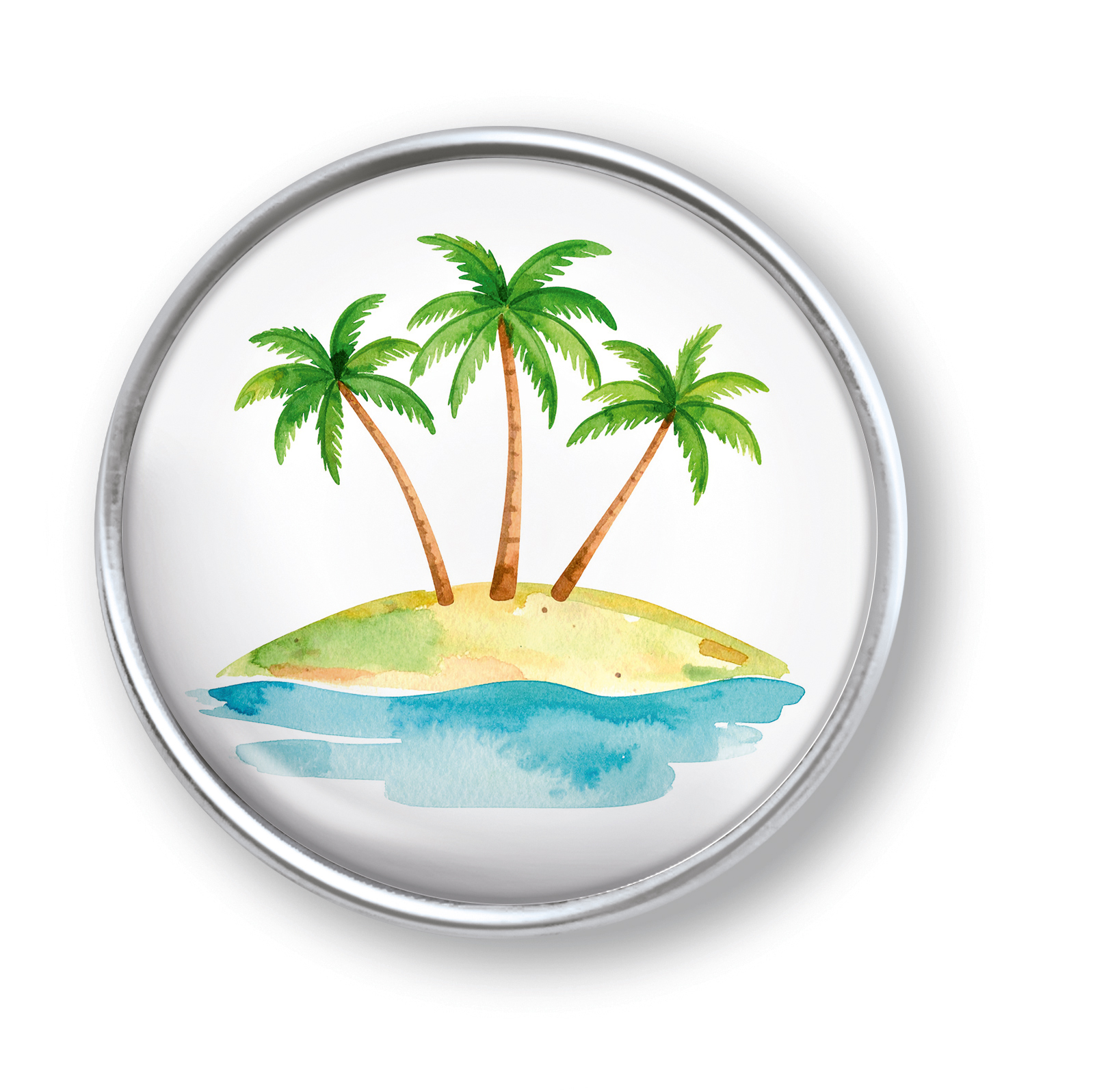 Artikelbild 1 des Artikels “qles Click Palme Insel farbig “