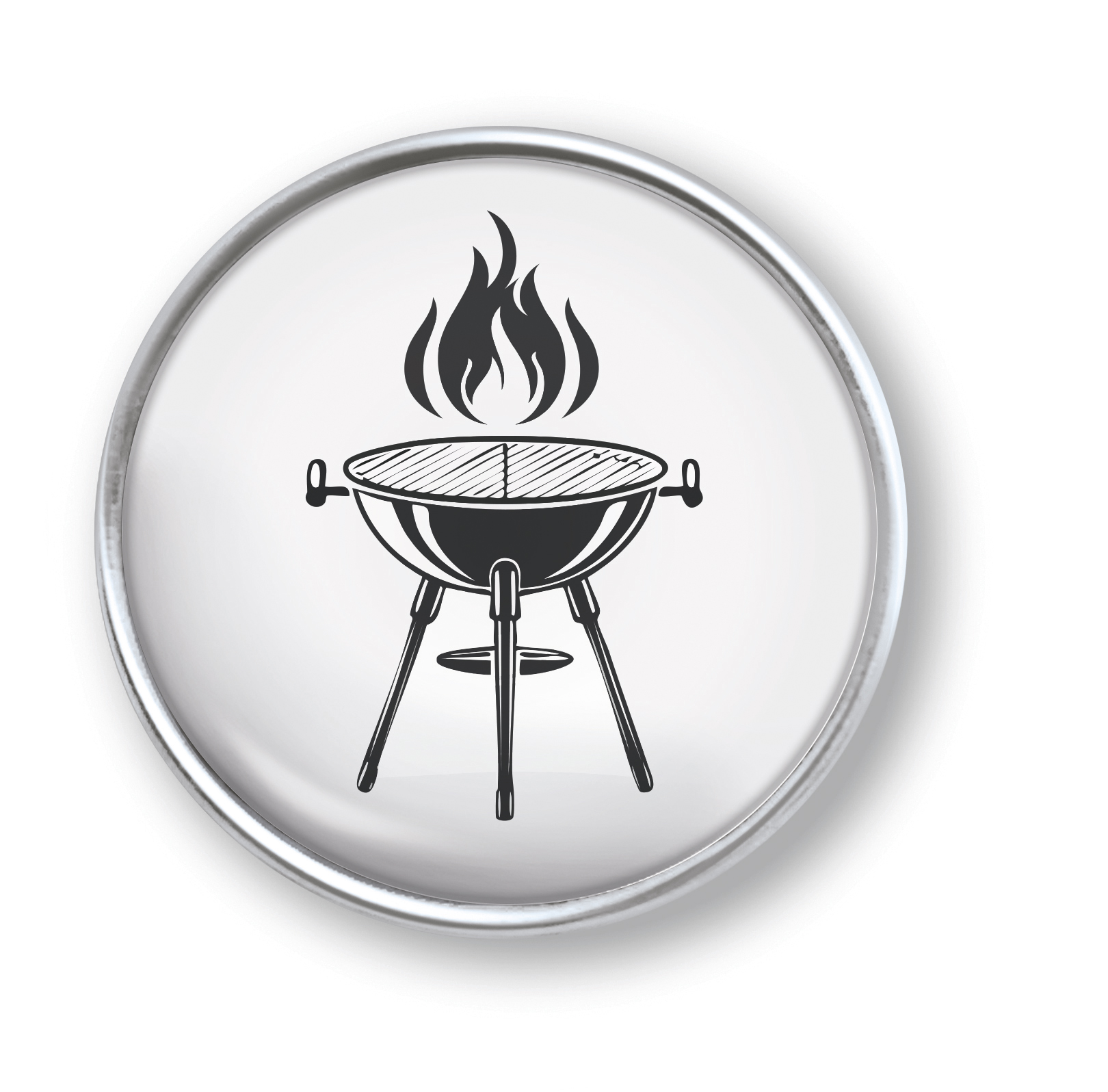 Artikelbild 1 des Artikels “qles Click Grill mit Flamme s/w “
