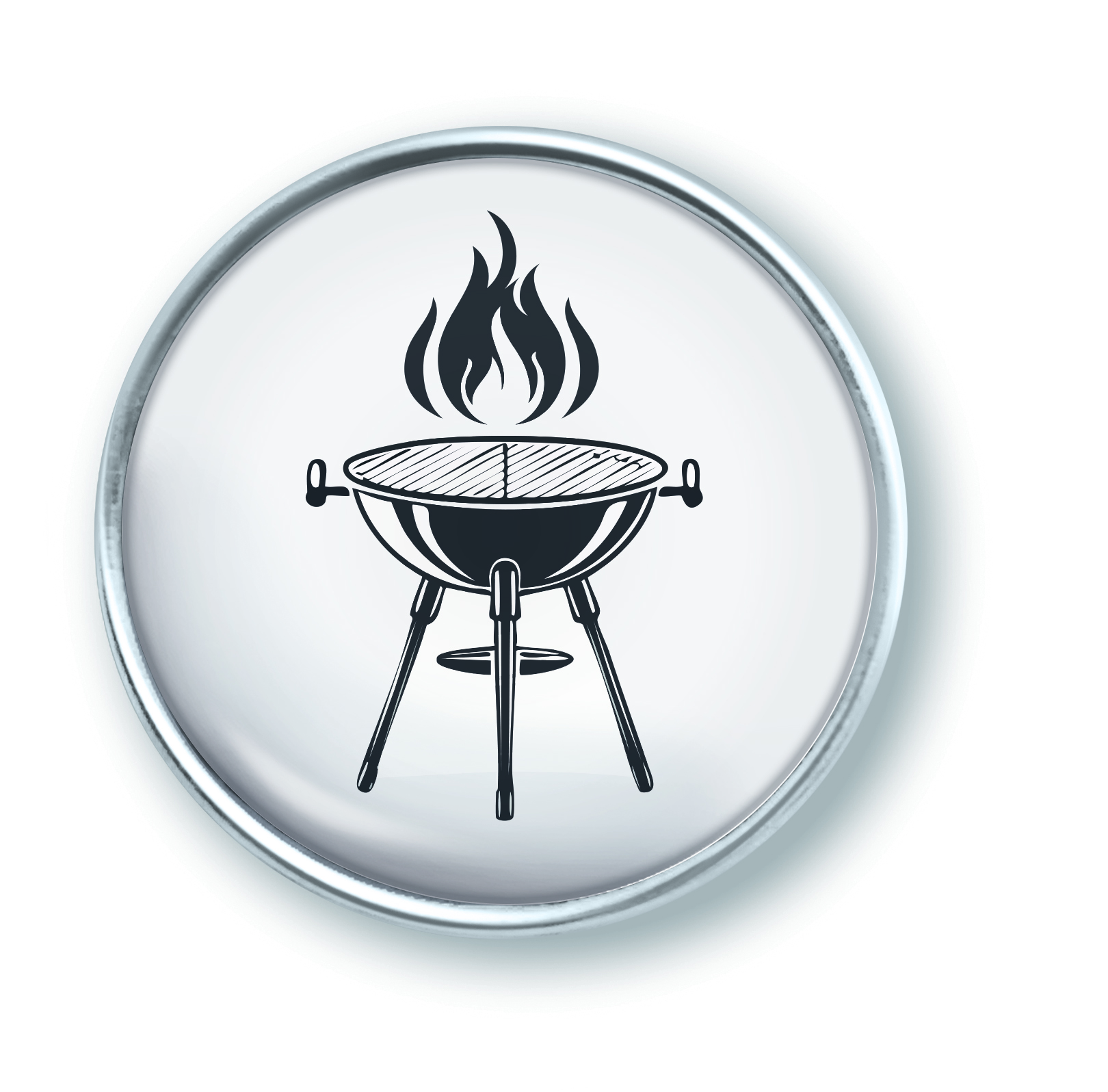 Artikelbild 1 des Artikels “qles Click Grill mit Flamme s/w “