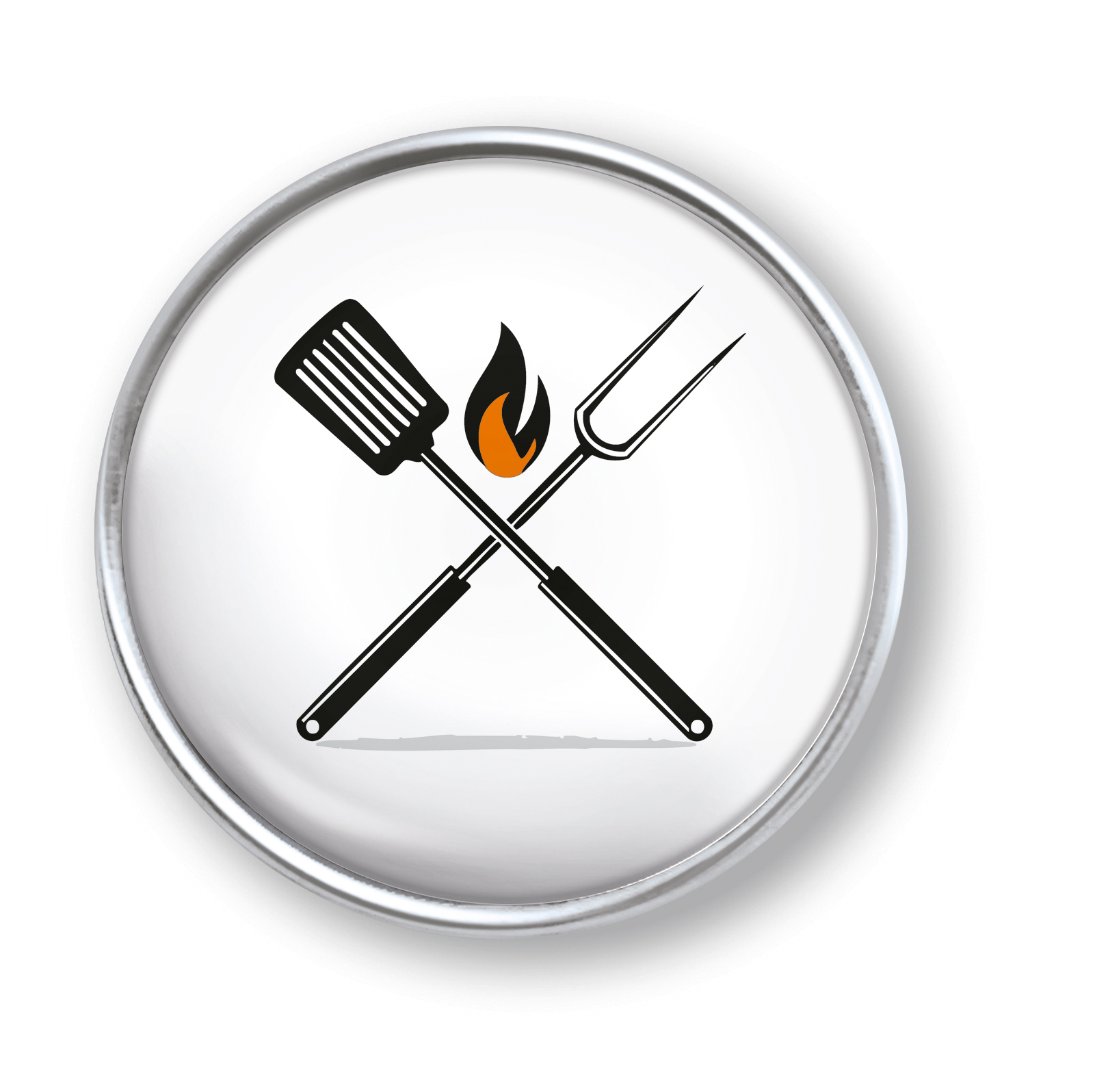 Artikelbild 1 des Artikels “qles Click Grillbesteck Flamme orange “