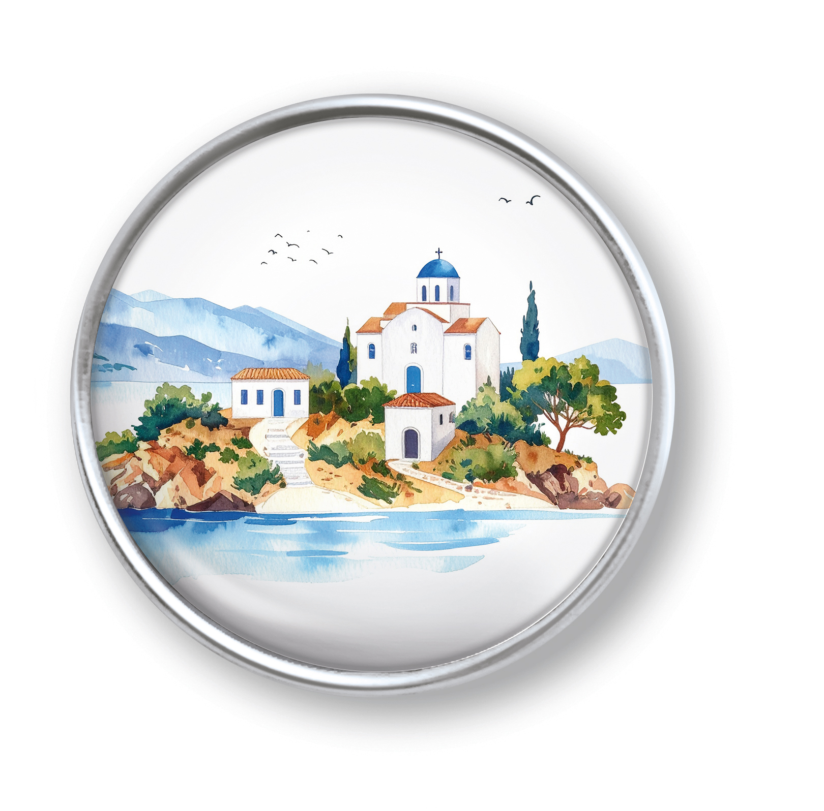 Artikelbild 1 des Artikels “qles Click Urlaub mediteran Insel blau “
