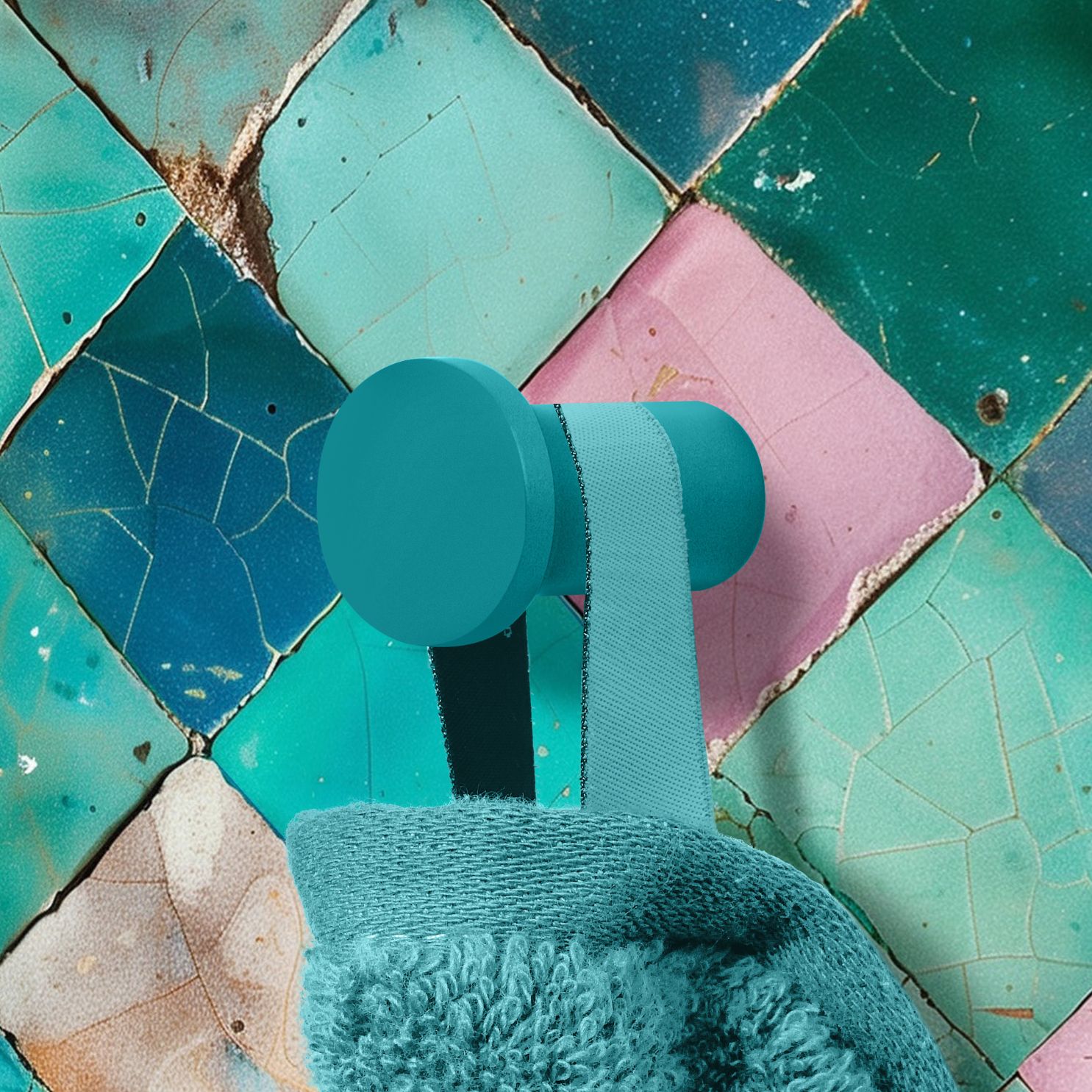 Artikelbild 1 des Artikels “qles Stick Halter Ocean Teal - ähnlich RAL 5018 “