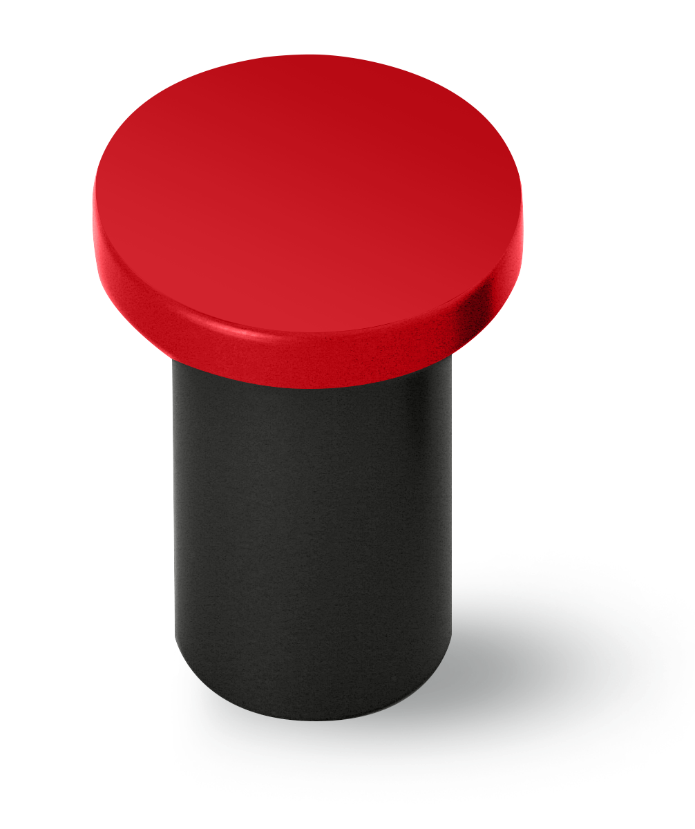 Artikelbild 1 des Artikels “qles Stick - Fanliebe - schwarz/rot “