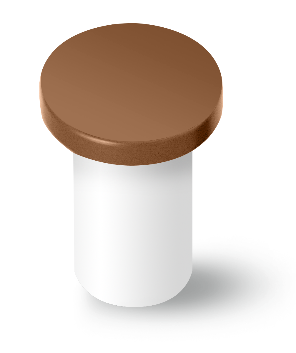 Artikelbild 1 des Artikels “qles Stick - Fanliebe - weiß/braun “
